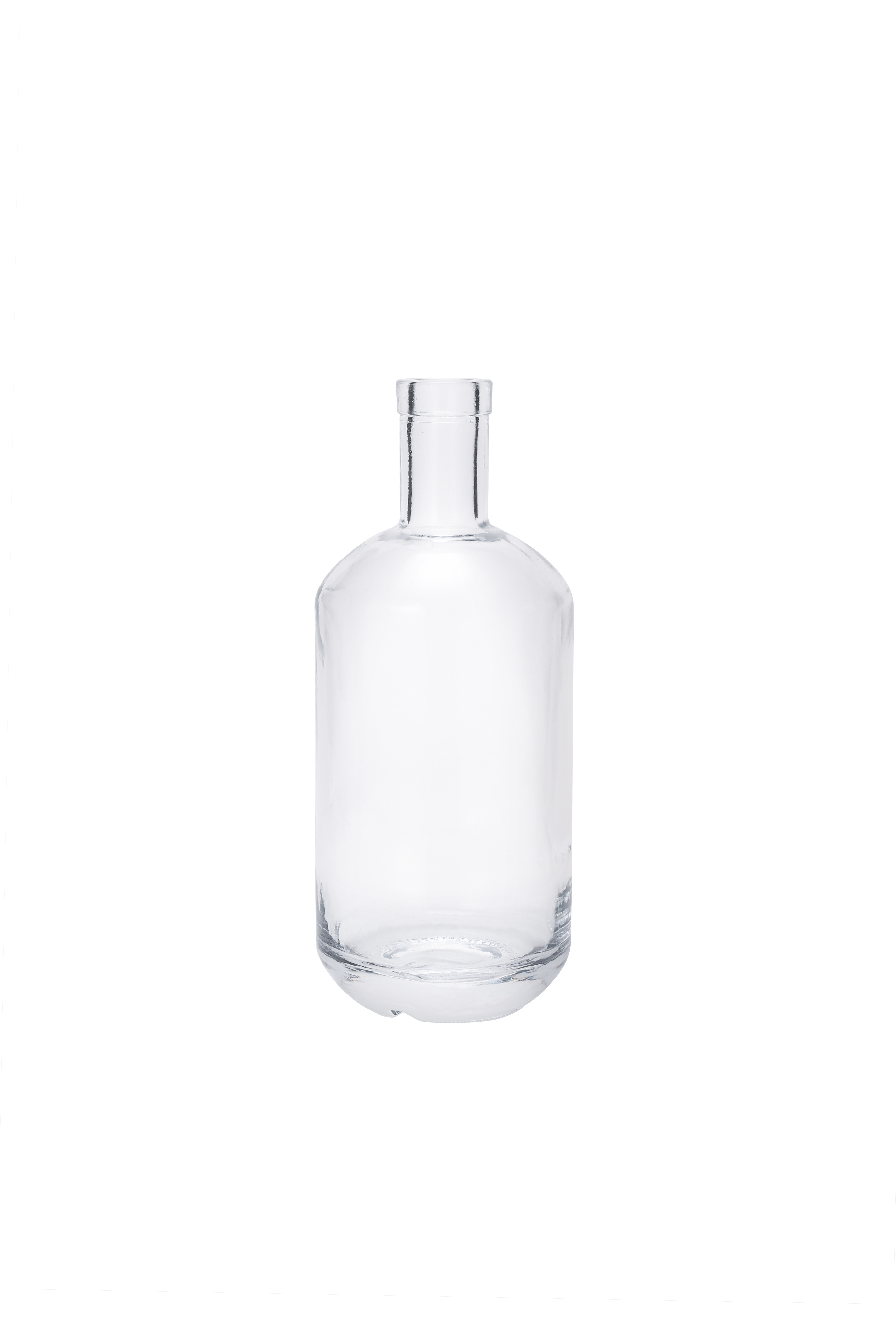  500ml 700ml 750ml 1000ml Empty Glass Liquor Bottle Vodka Gin Bottle with Cork Gin Glass Bottle Factory