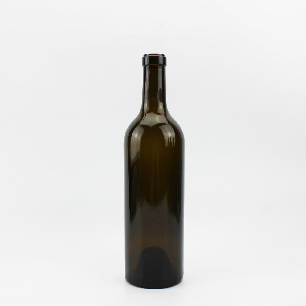 Antique Green Wine Glass Bottle Bordeaux 750ML Supply