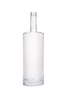 New Fancy Wholesale Exquisite Design Vodka Liquor Glass Bottle 750 Ml Clear Glass Bottle with Cork