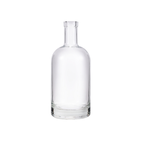 200ml 375ml 500ml 750ml 1000ml Round Empty Flint Glass Liquor Wine Gin Whisky Vodka Tequila Glass Bottle 