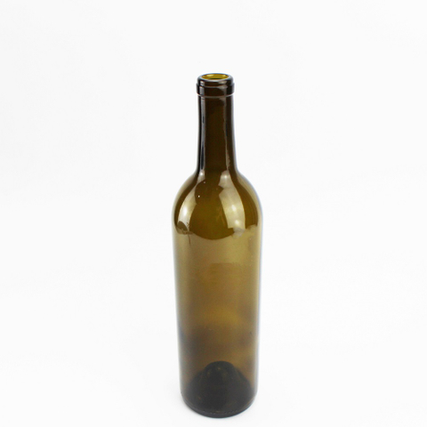 Hot Sale Olive Green Bordeaux Wine Bottle 750ML 