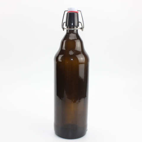 Swing Top 1000ML Brown Beer Glass Bottle