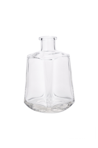 High Grade 750ml Transparent Glass Wine Bottle Liquor Whisky Gin Rum Vodka Brandy Tequila Bottle With Cork Stopper