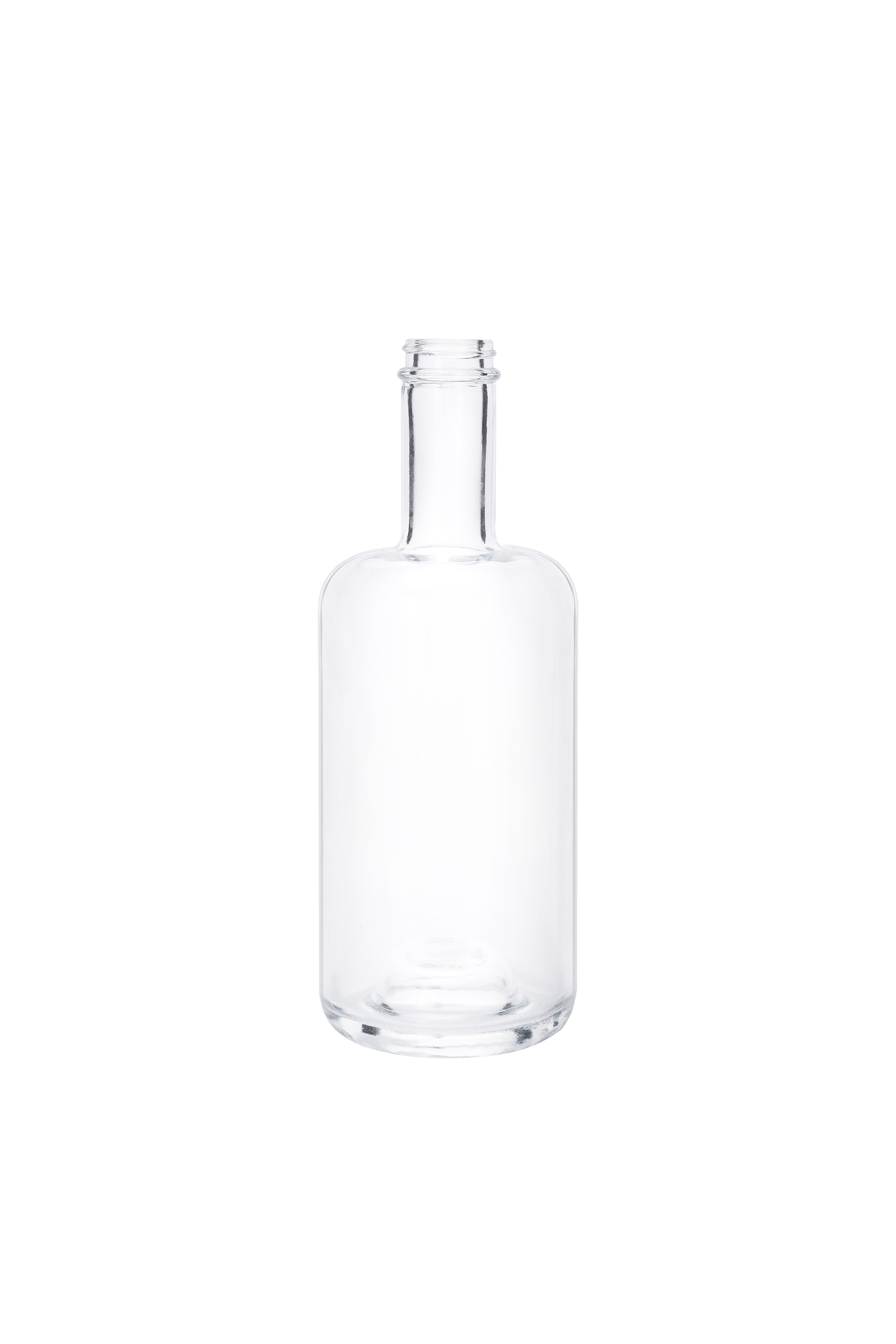 Classic Clear Glass Vodka Whisky Liquor Bottles
