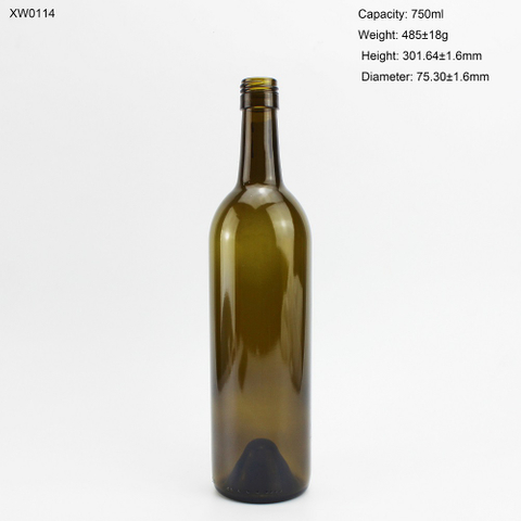 Fashion Bordeaux Screw Top Wine Bottle 750ml In Stock