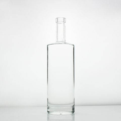 Empty 750Ml Glass Saint louis Bottles Liquor Flat Tequila Spirit Whisky Vodka