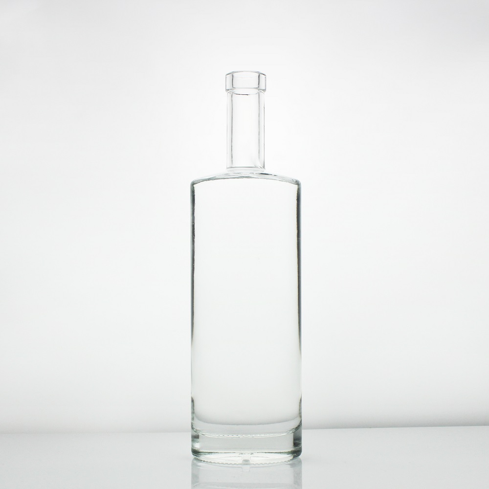 Empty 750Ml Glass Saint louis Bottles Liquor Flat Tequila Spirit Whisky Vodka