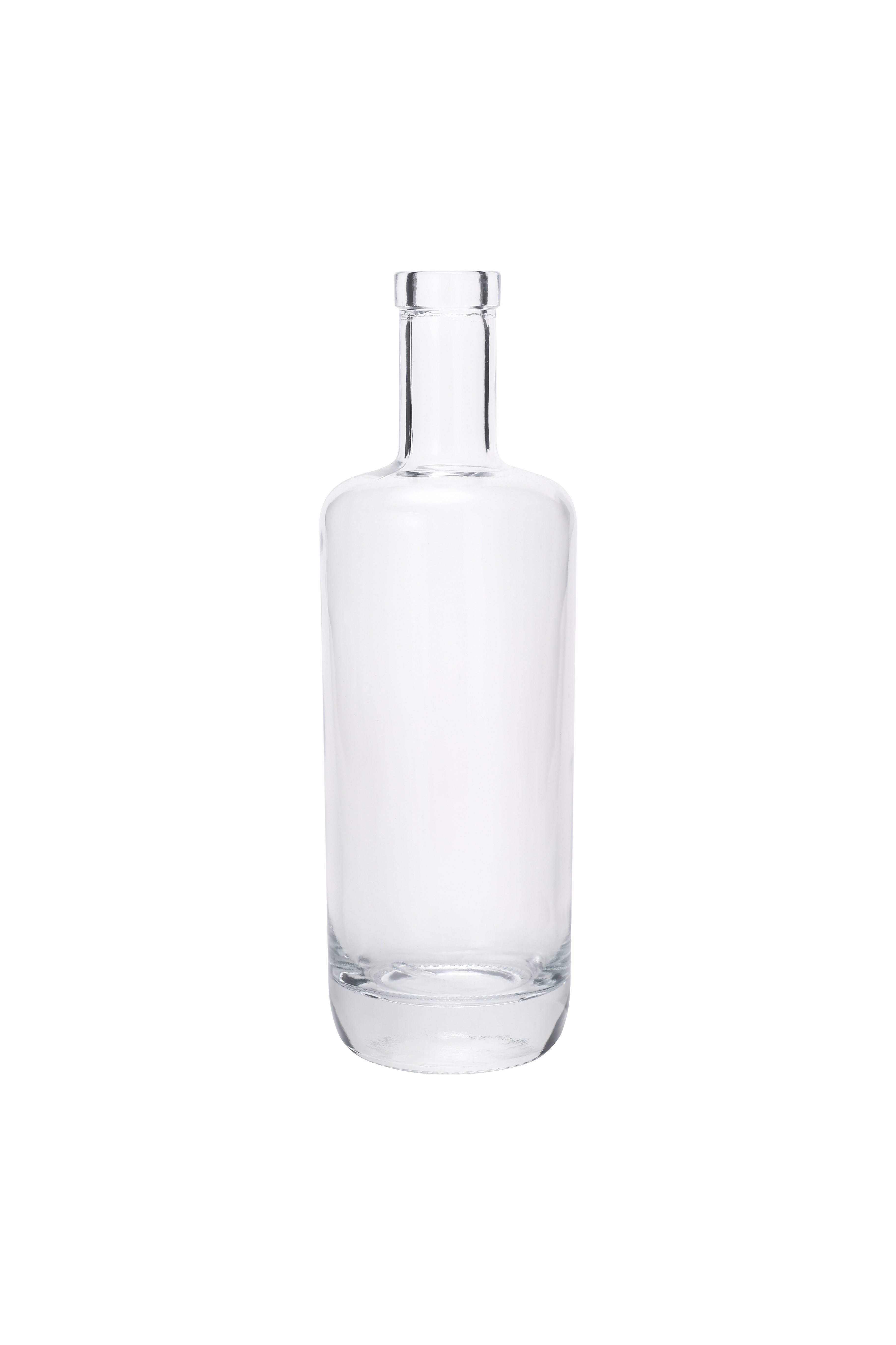 Vodka Glass Bottle Gin with Screw Cork Mouth