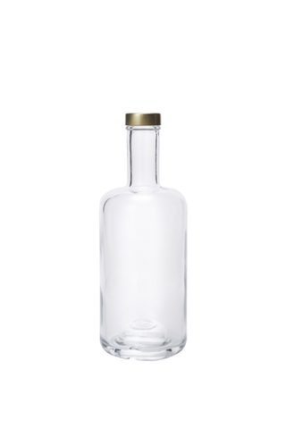 Classic Clear Glass Vodka Whisky Liquor Bottles