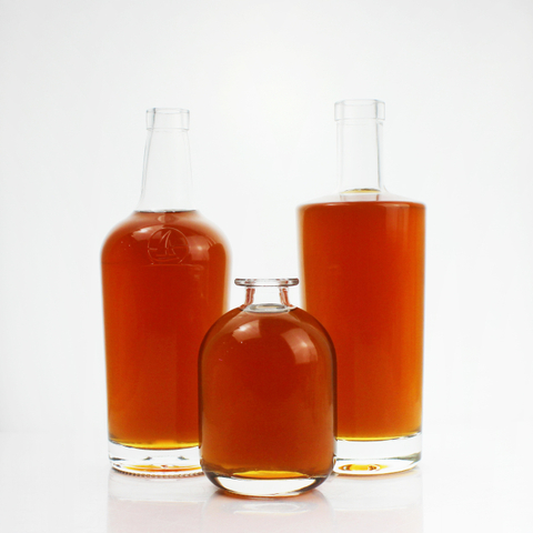 10 Litre 2 Litre 750ml 700ml 500ml 180 Ml 60 Ml Custom Extra Flint Big Best Glass Whisky Bottle With Stopper